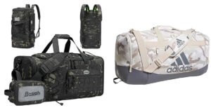 strong camo gym bag for men